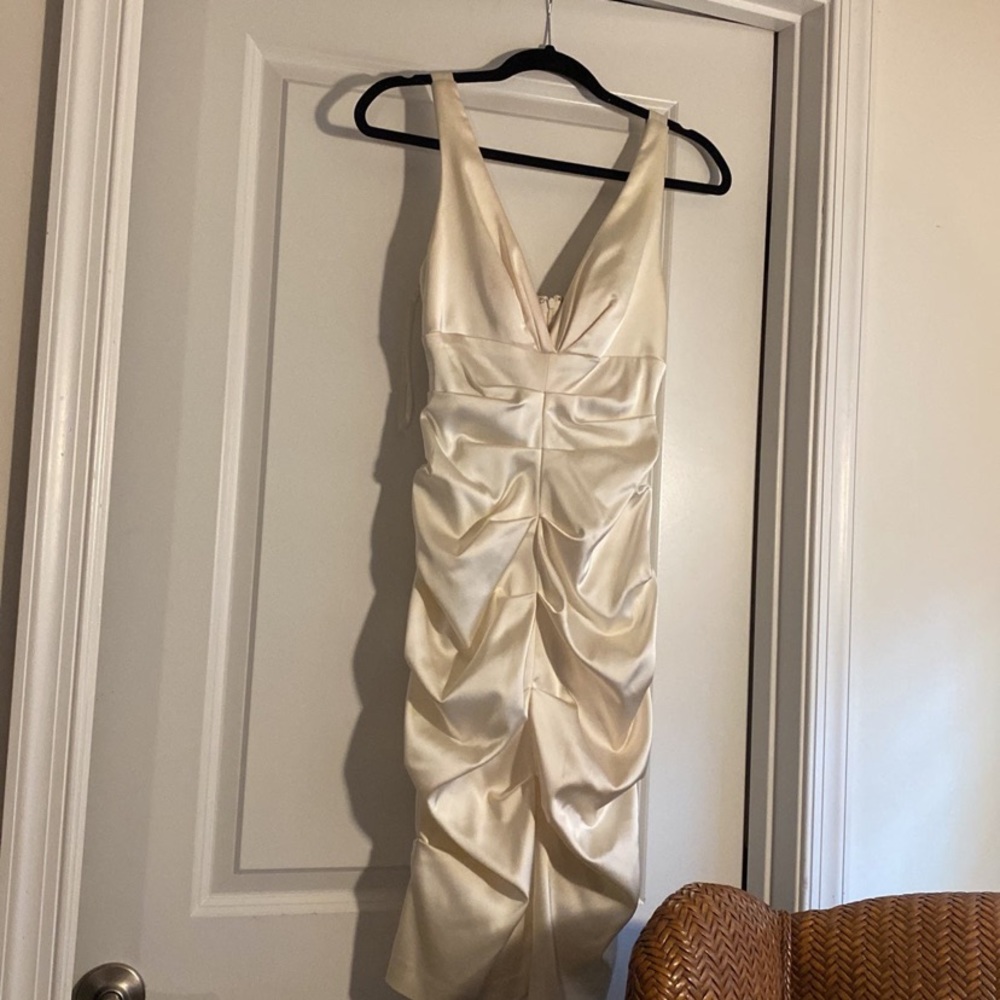 Cache cream bodycon dress